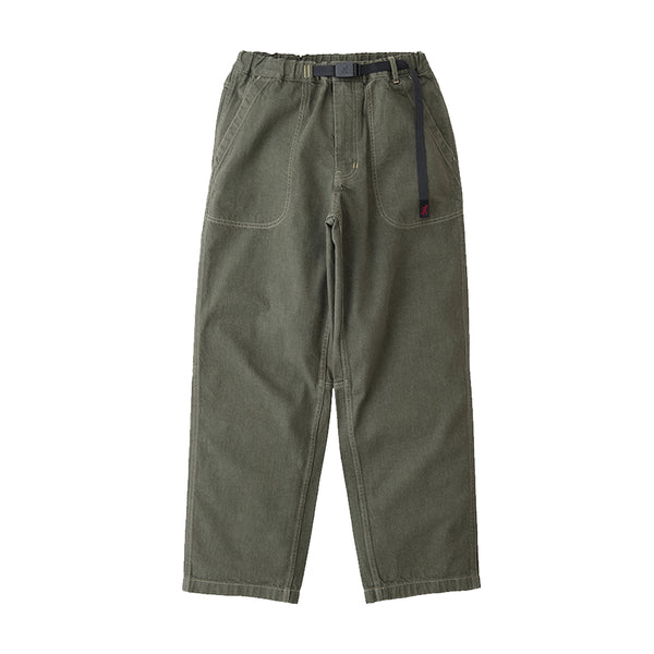 Gramicci Japanese Slub Denim Pantalon - Dark Sage - Streetart.fr
